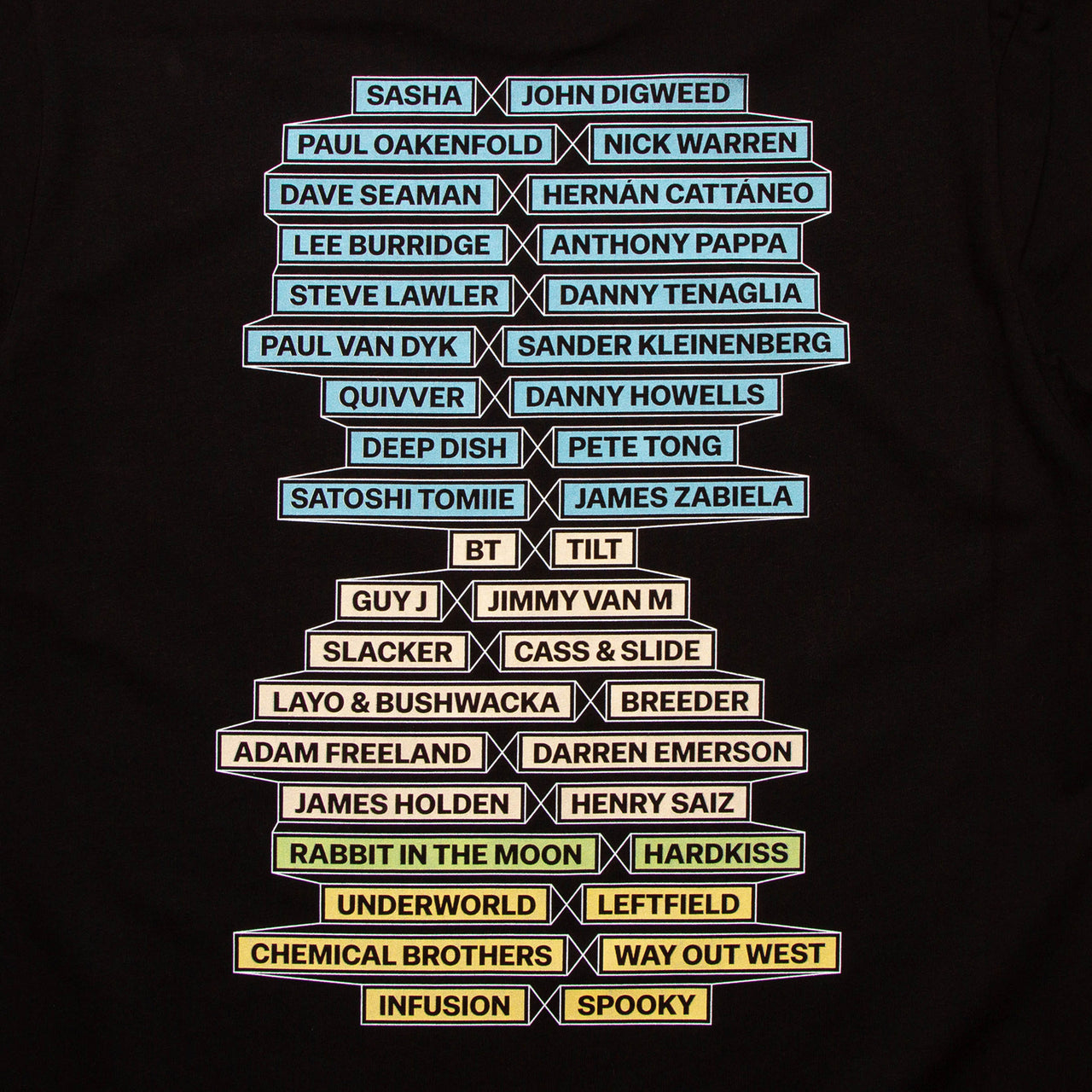 MC Progressive House Legacy Back Print - Tshirt - Black