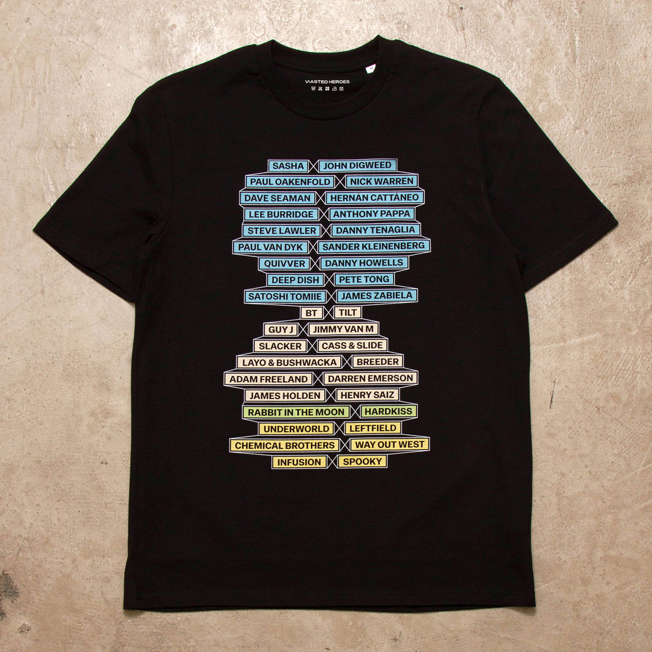 MC Progressive House Legacy Front Print - Tshirt - Black