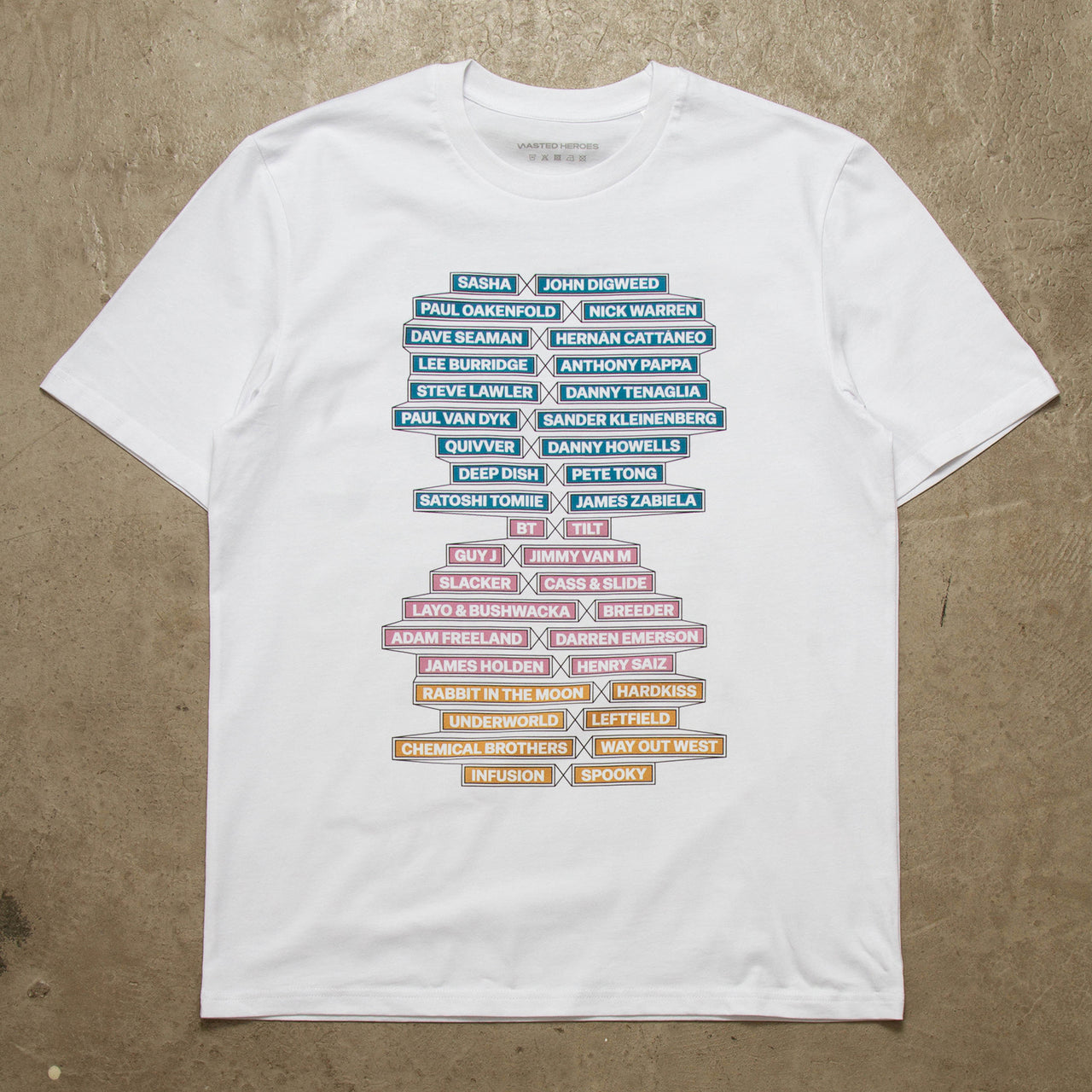 MC Progressive House Legacy Front Print - Tshirt - White