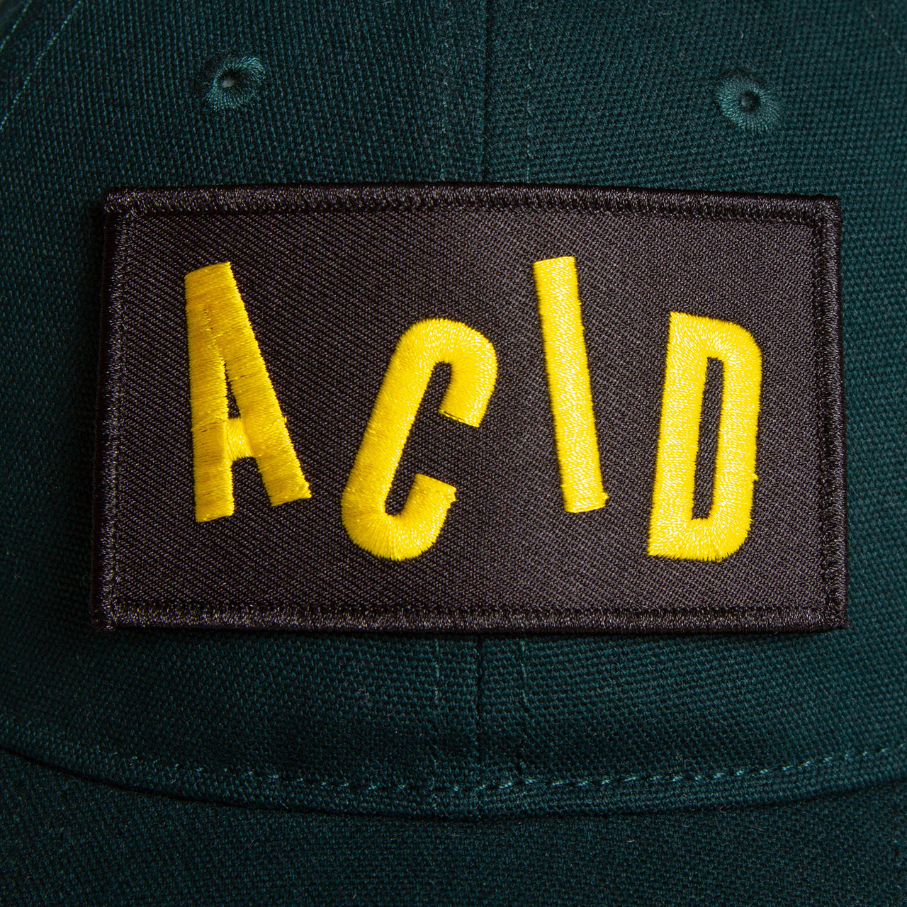 Acid Letter - Canvas Cap - Pine