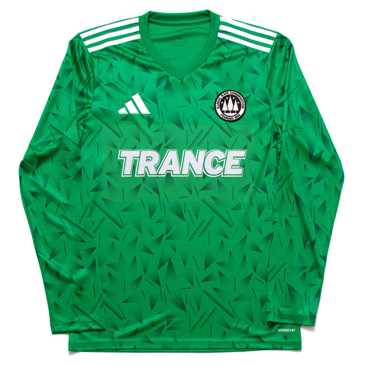 Trance FC Long Sleeve Retro 25 - Jersey - Green