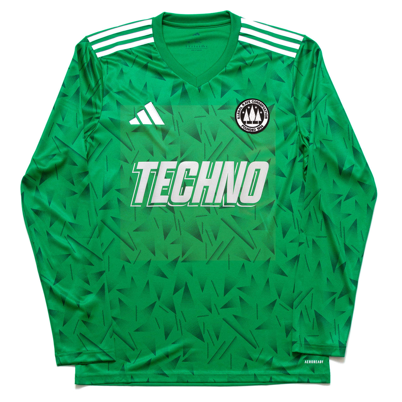 Techno FC Long Sleeve Retro 25 - Jersey - Green