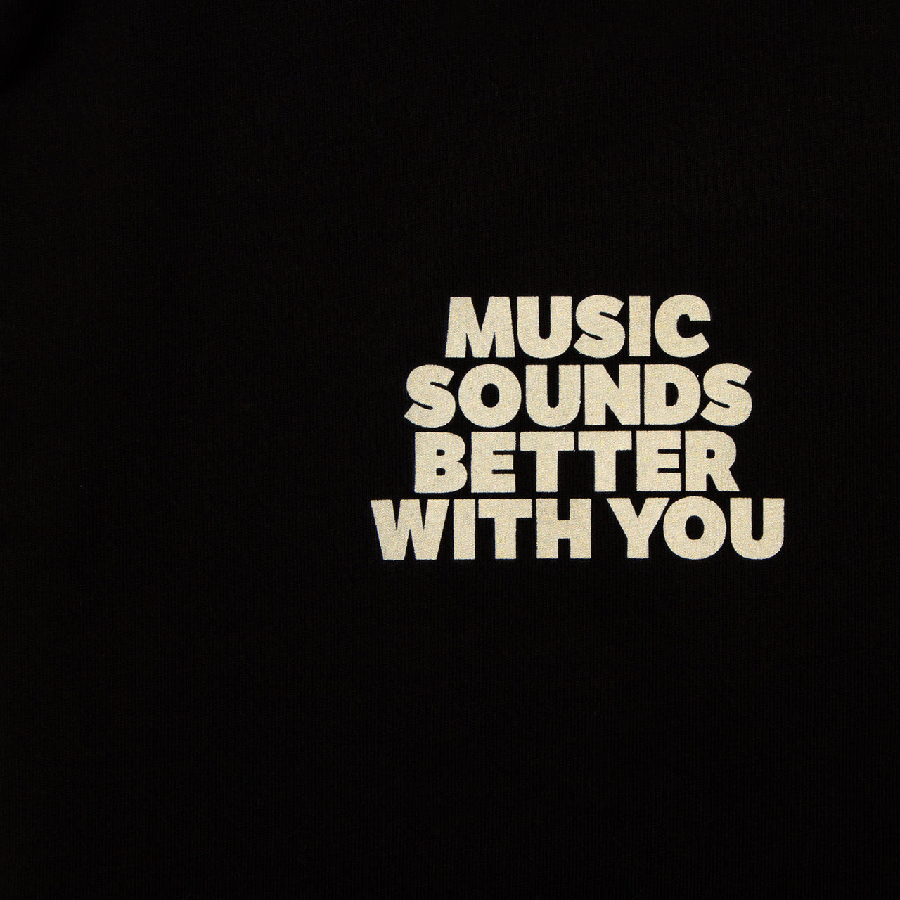 OS Crest Music Sounds - Tshirt - Black
