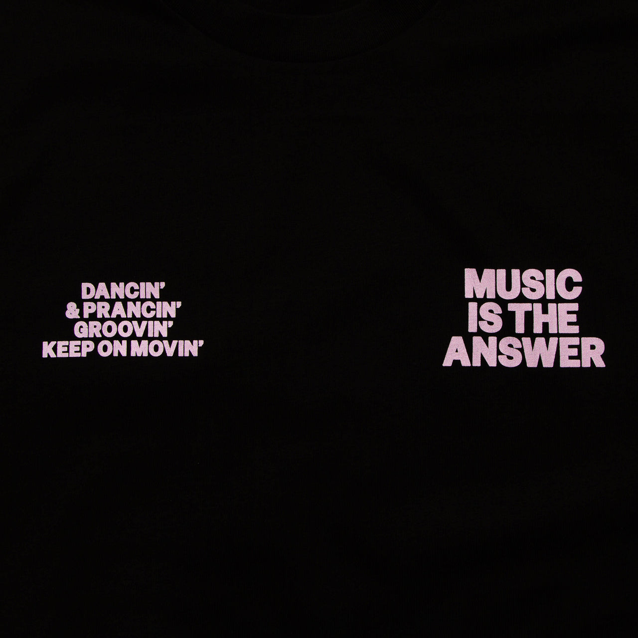 OS Crest Music Answer - Tshirt - Black