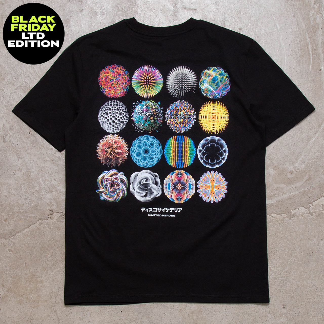 BF Orb System Back Print - Tshirt - Black