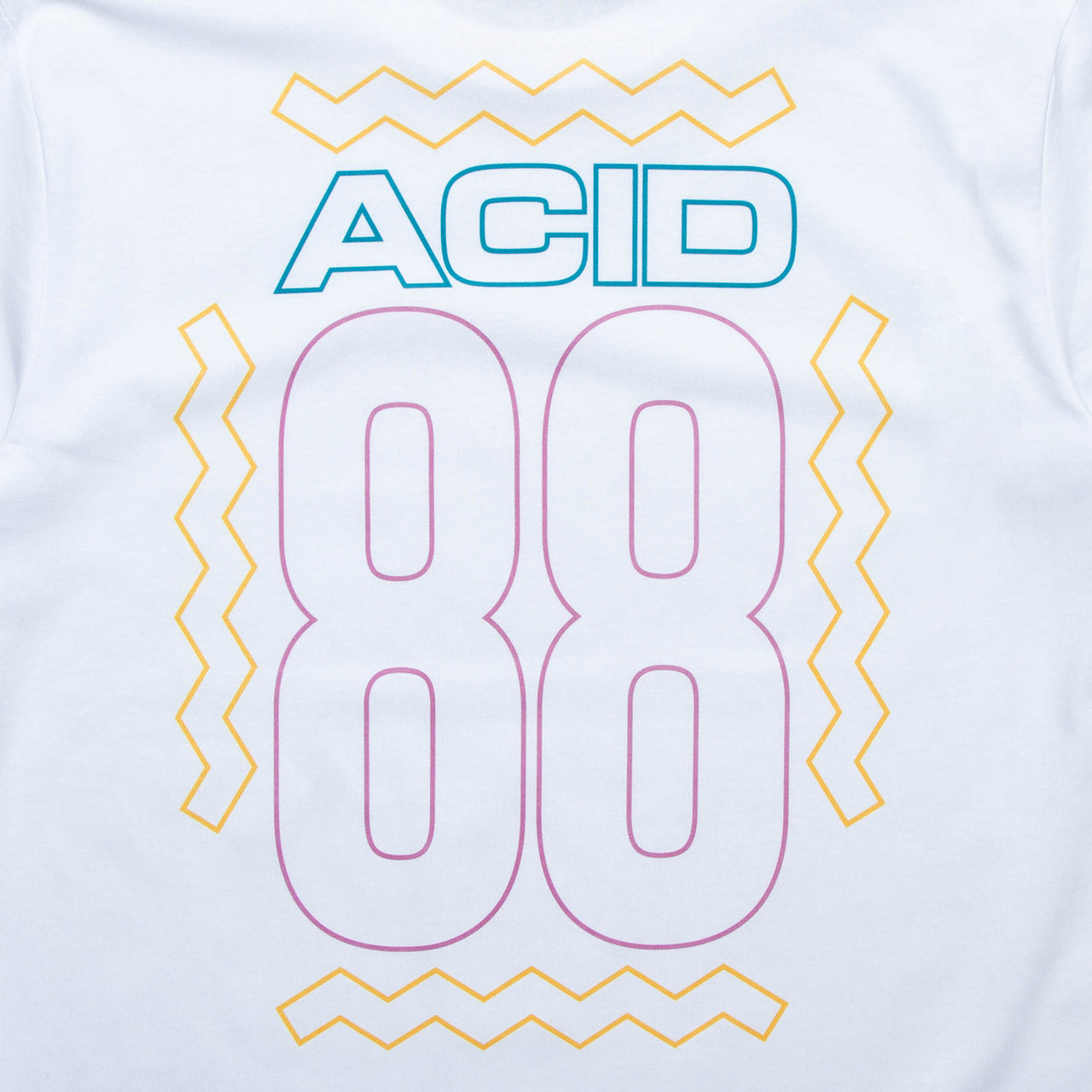 BF Acid 88 Front Print - Tshirt - White