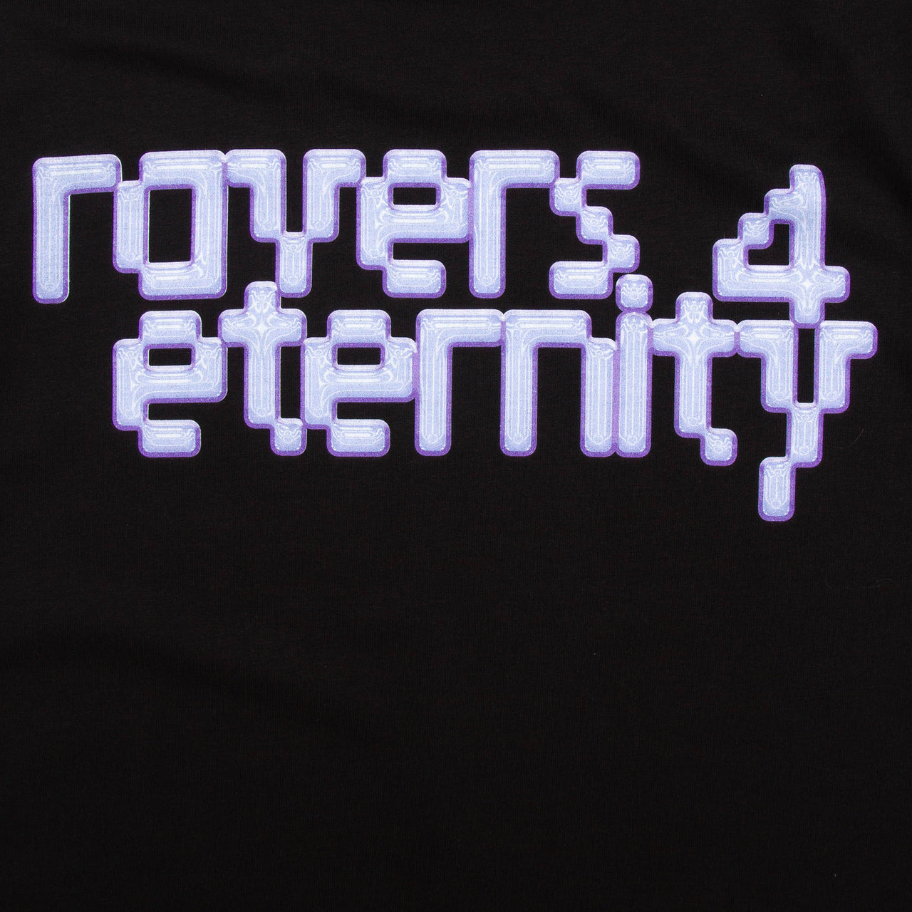 Purple Ravers 4 Eternity Back Print - Tshirt - Black