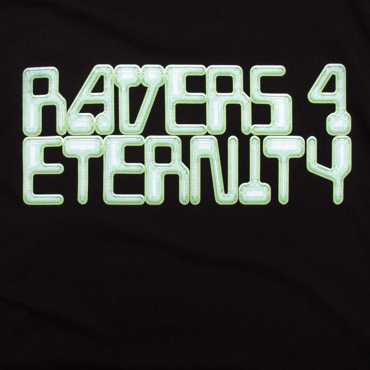 Green Ravers 4 Eternity Back Print - Tshirt - Black
