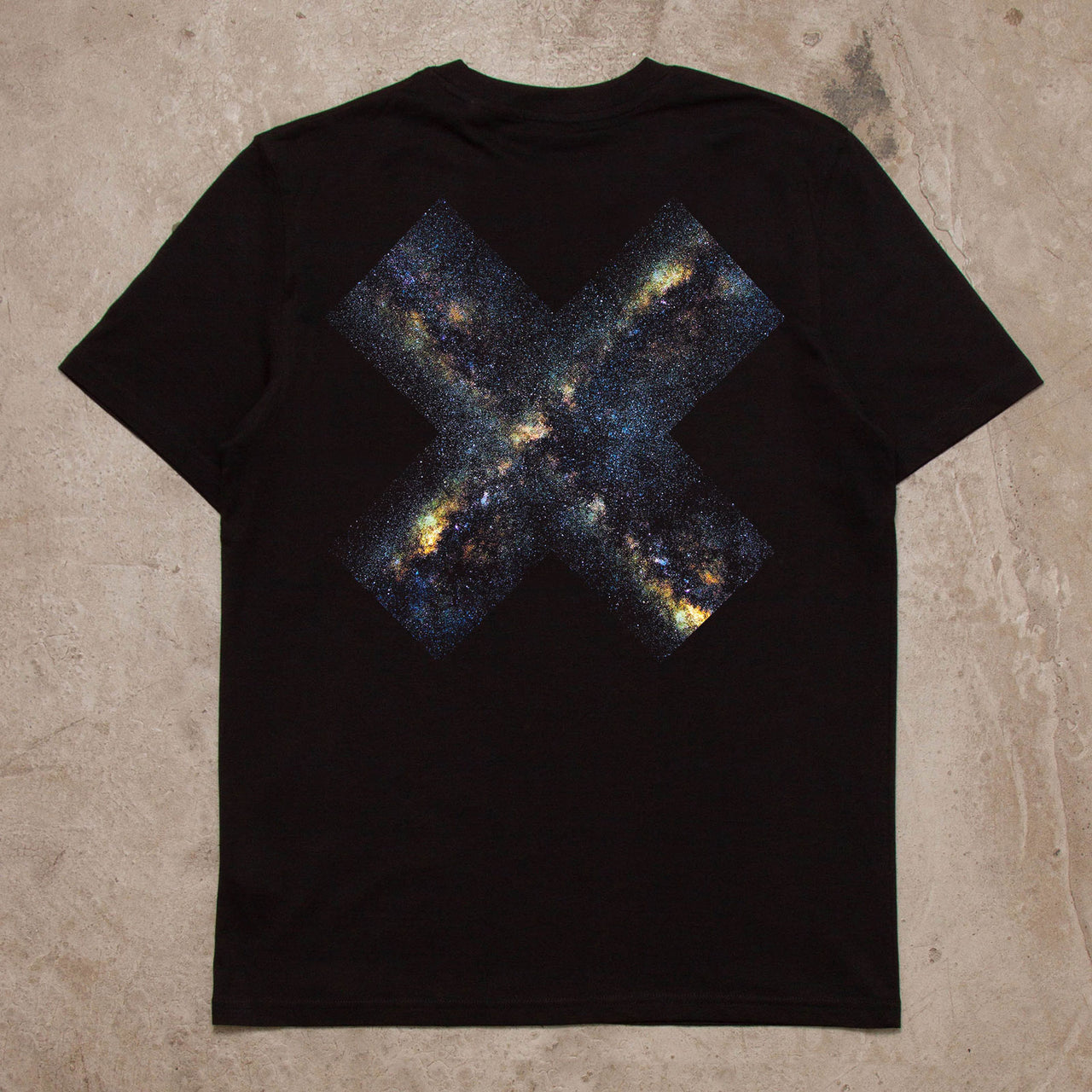 Solar System X Imprint - Tshirt - Black