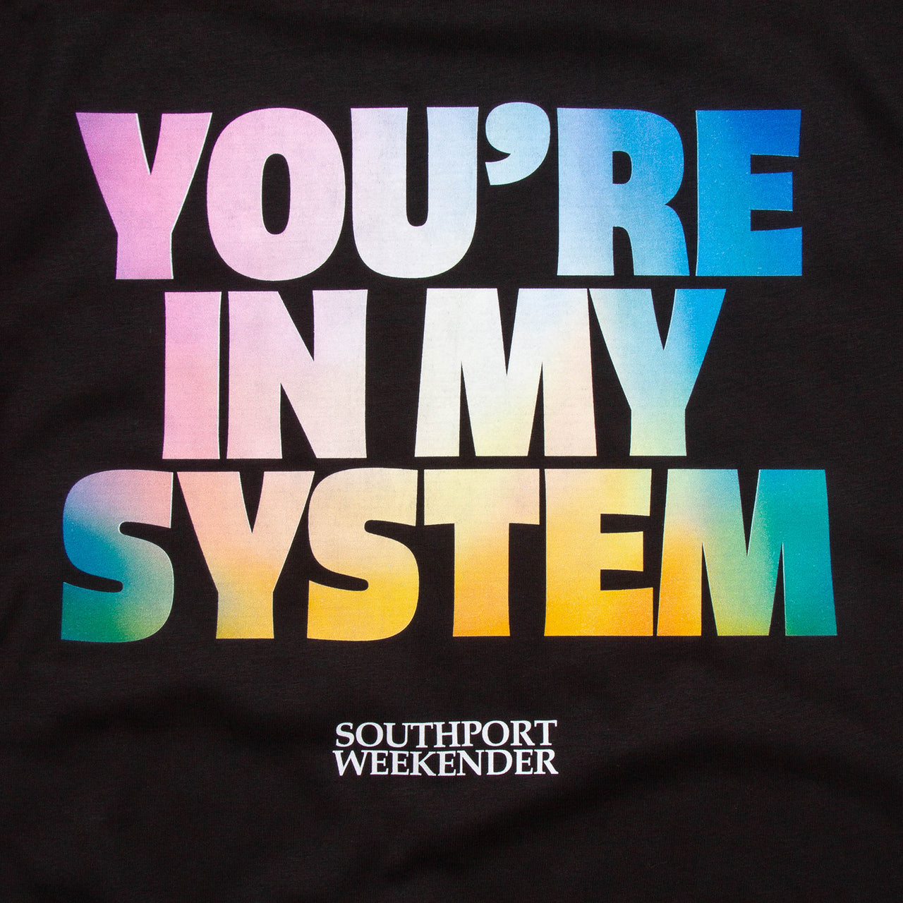 In My System Back Print - Tshirt - Black