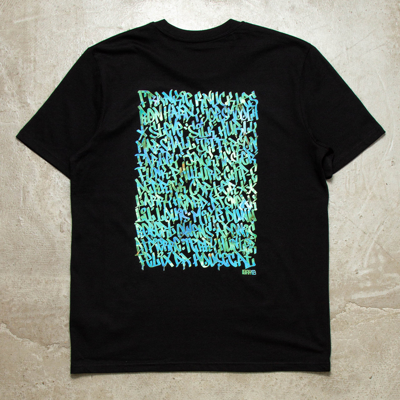 Blue Chicago Pioneers Back Print - Tshirt - Black