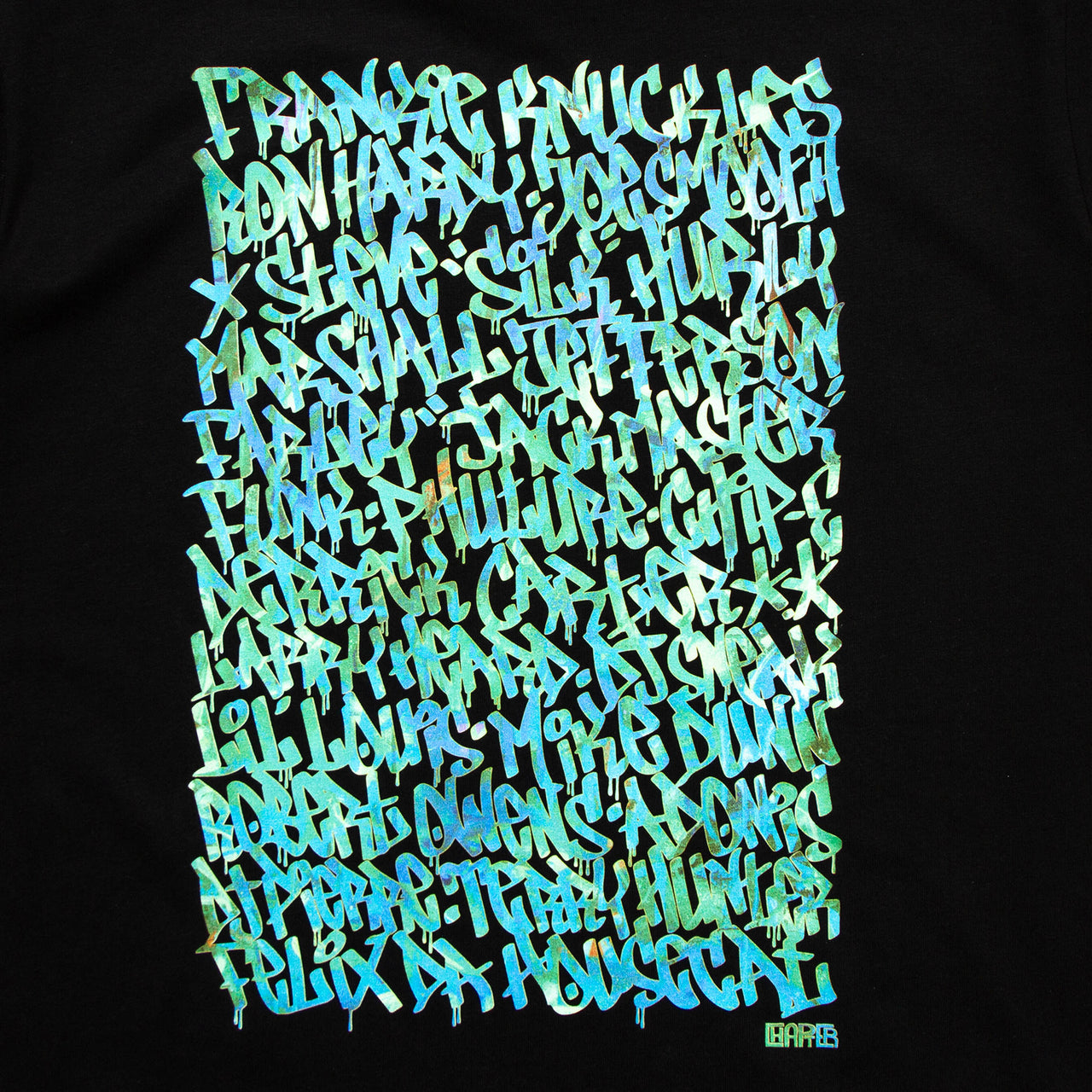 Blue Chicago Pioneers Back Print - Tshirt - Black