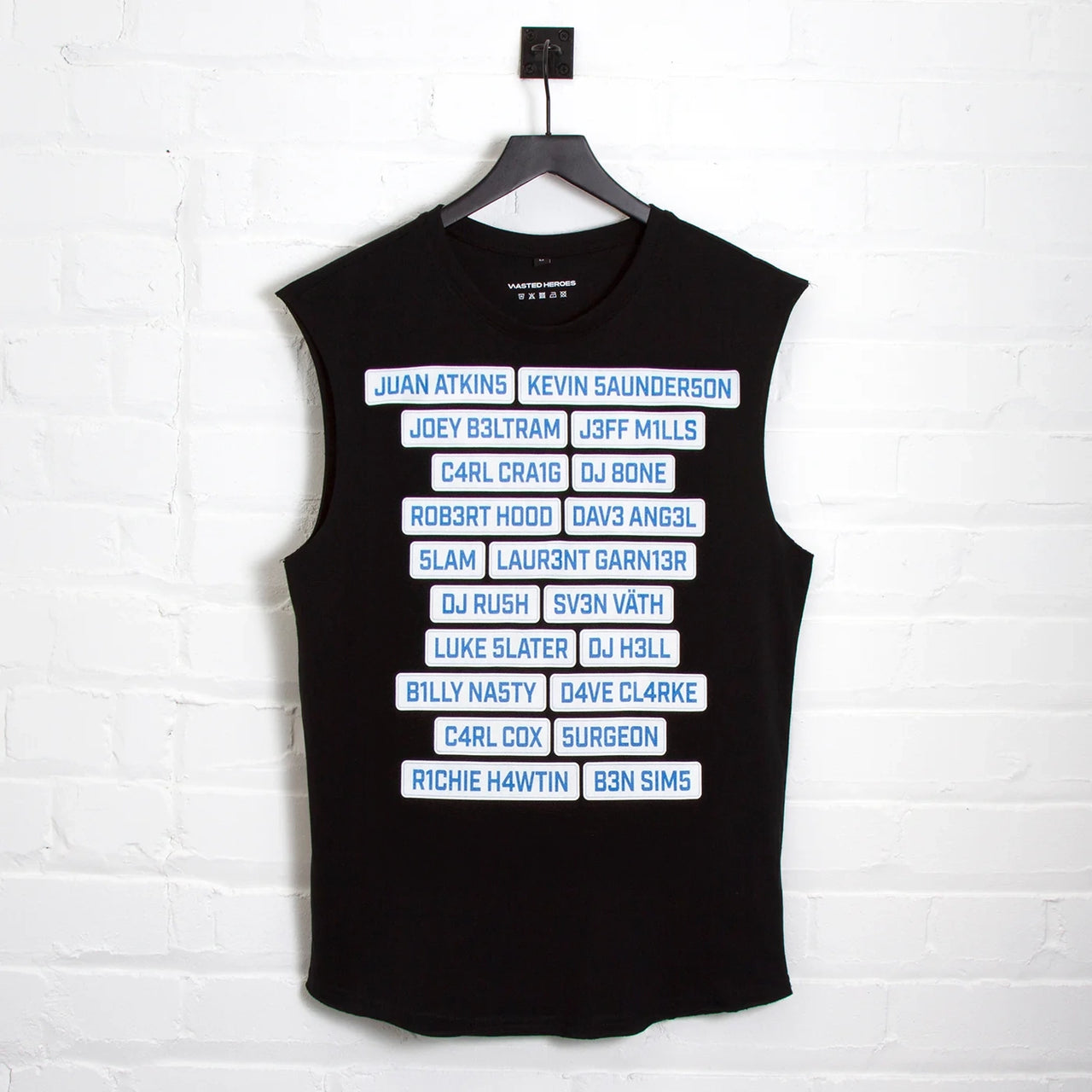 Pt1 Techno Evolution Front Print - Tank Tshirt - Black