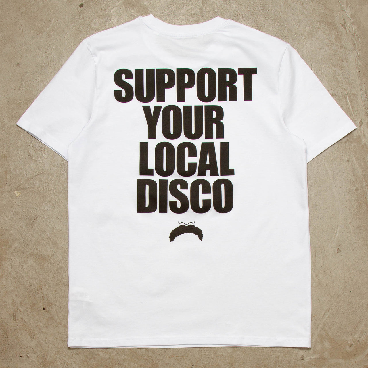 Support Your Local Disco Back Print - Tshirt - White