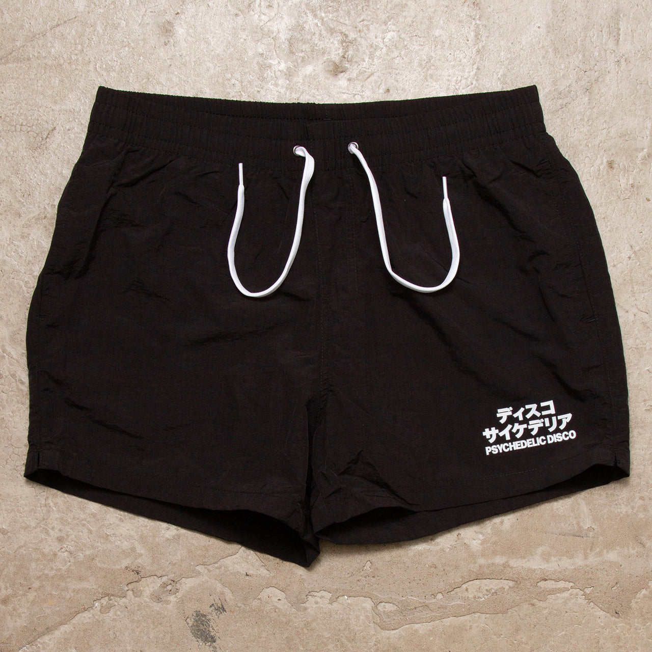 Disco Psychedelia - Swim Shorts - Black