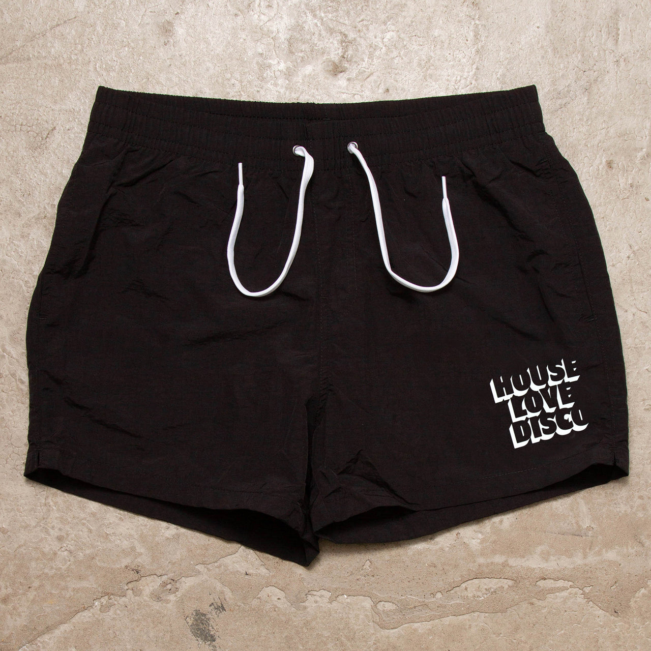 House Love Disco - Swim Shorts - Black