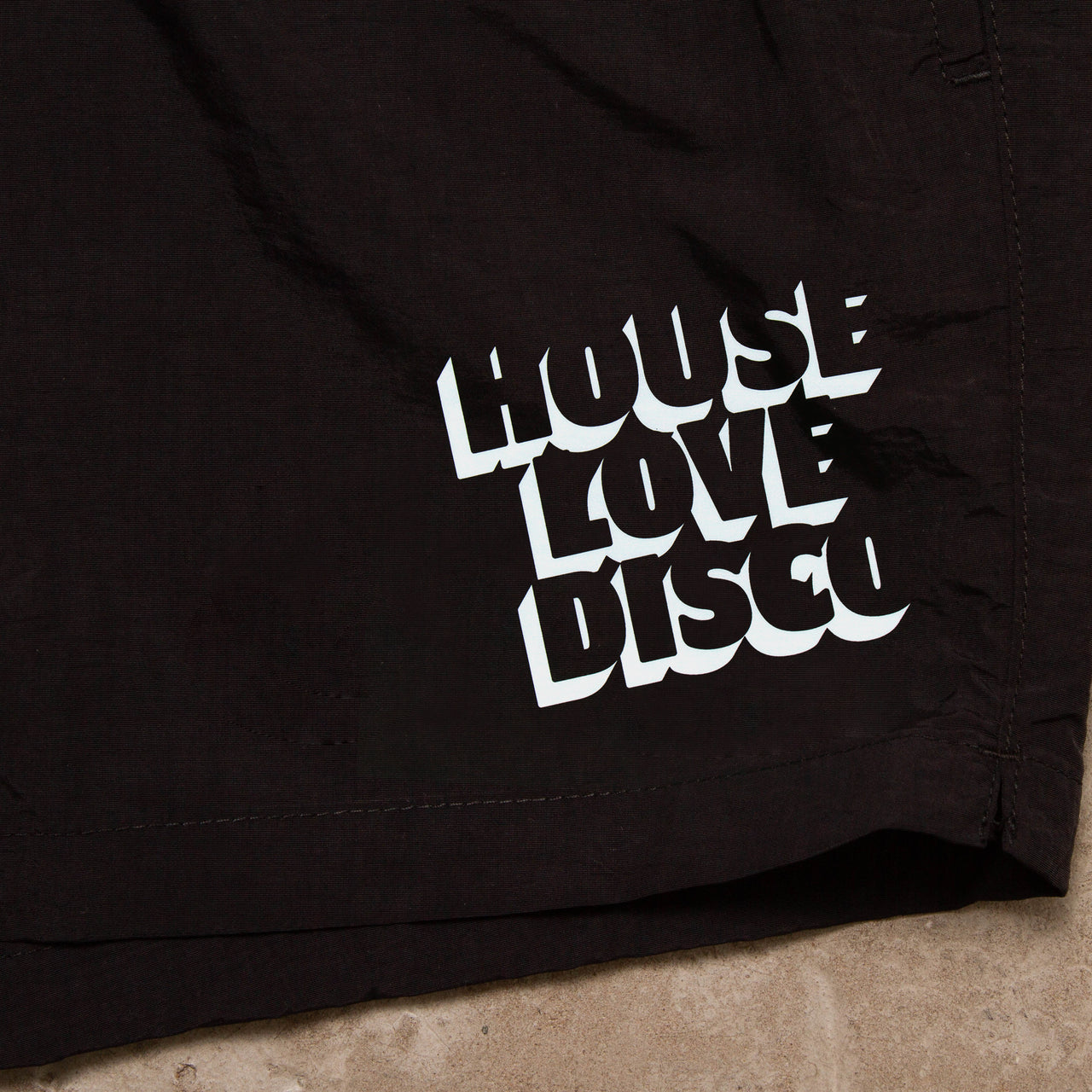 House Love Disco - Swim Shorts - Black