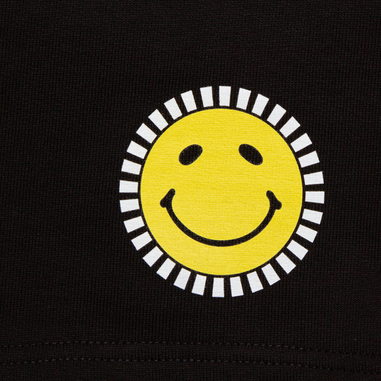 Smiley Shroom - Heavyweight Jersey Shorts - Black