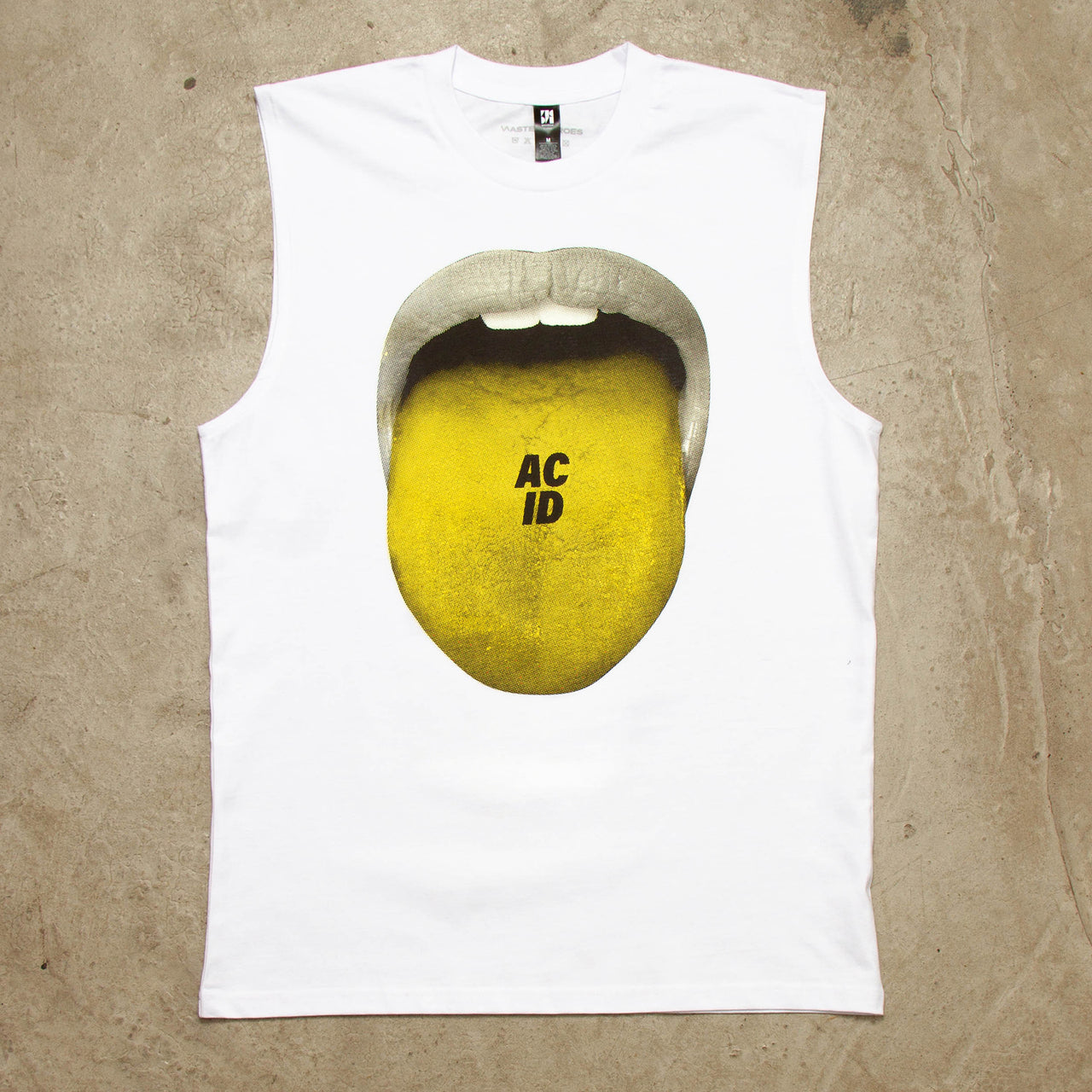 Acid Drop  - Tank Tshirt - White
