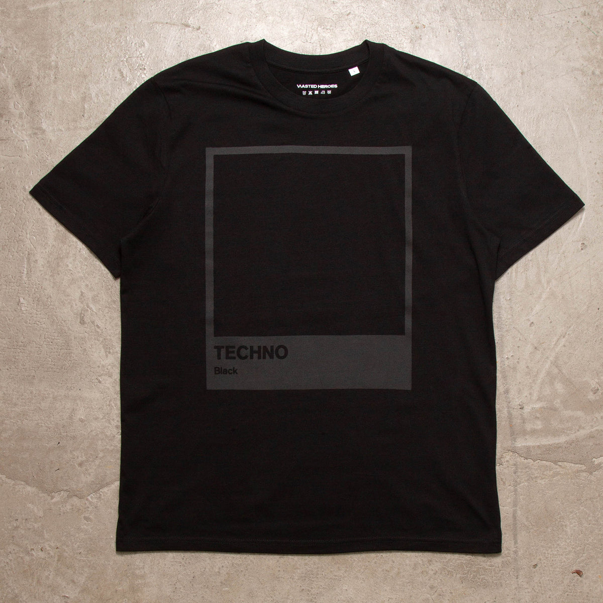Techno Blk On Blk - Tshirt - Black