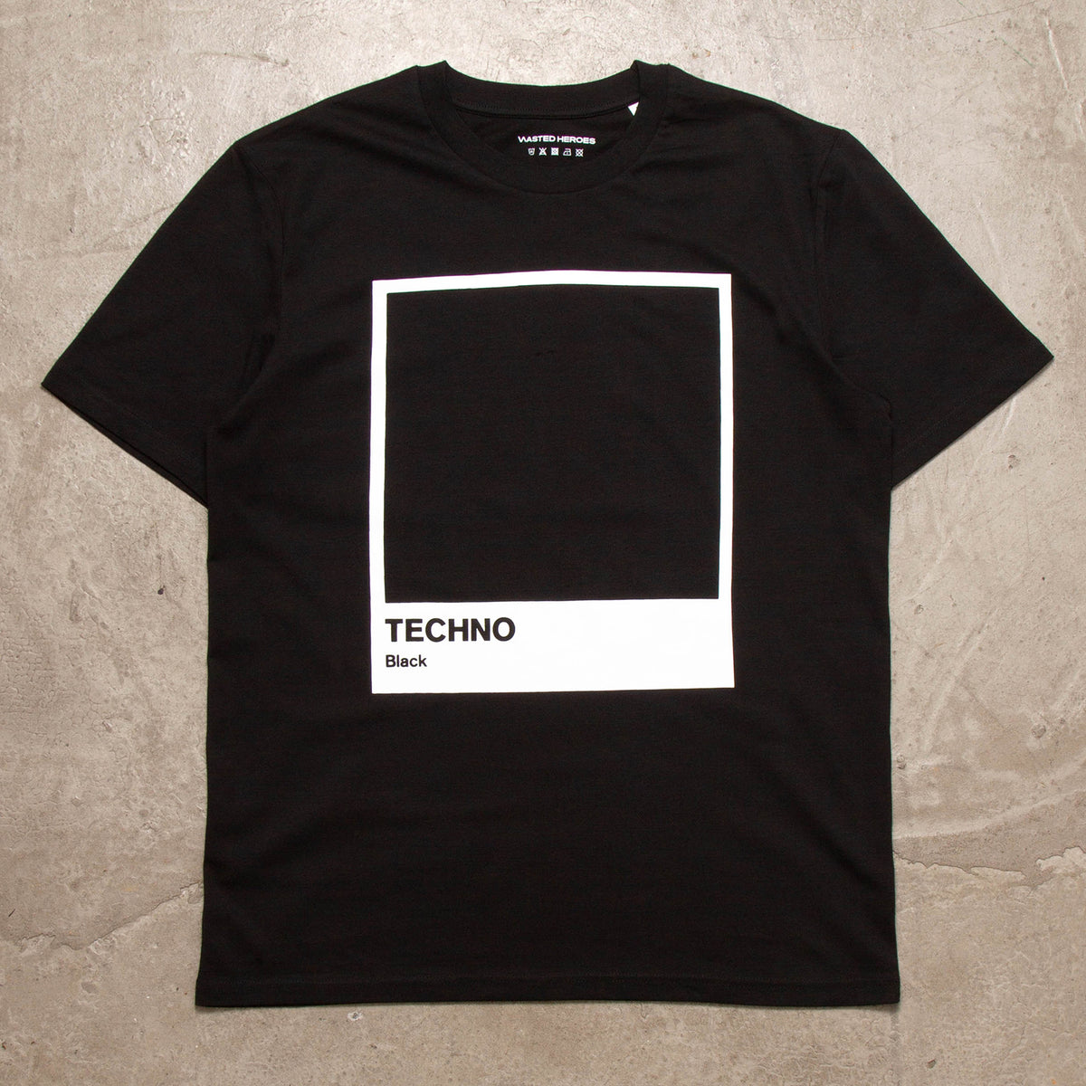 Techno Black - Tshirt - Black