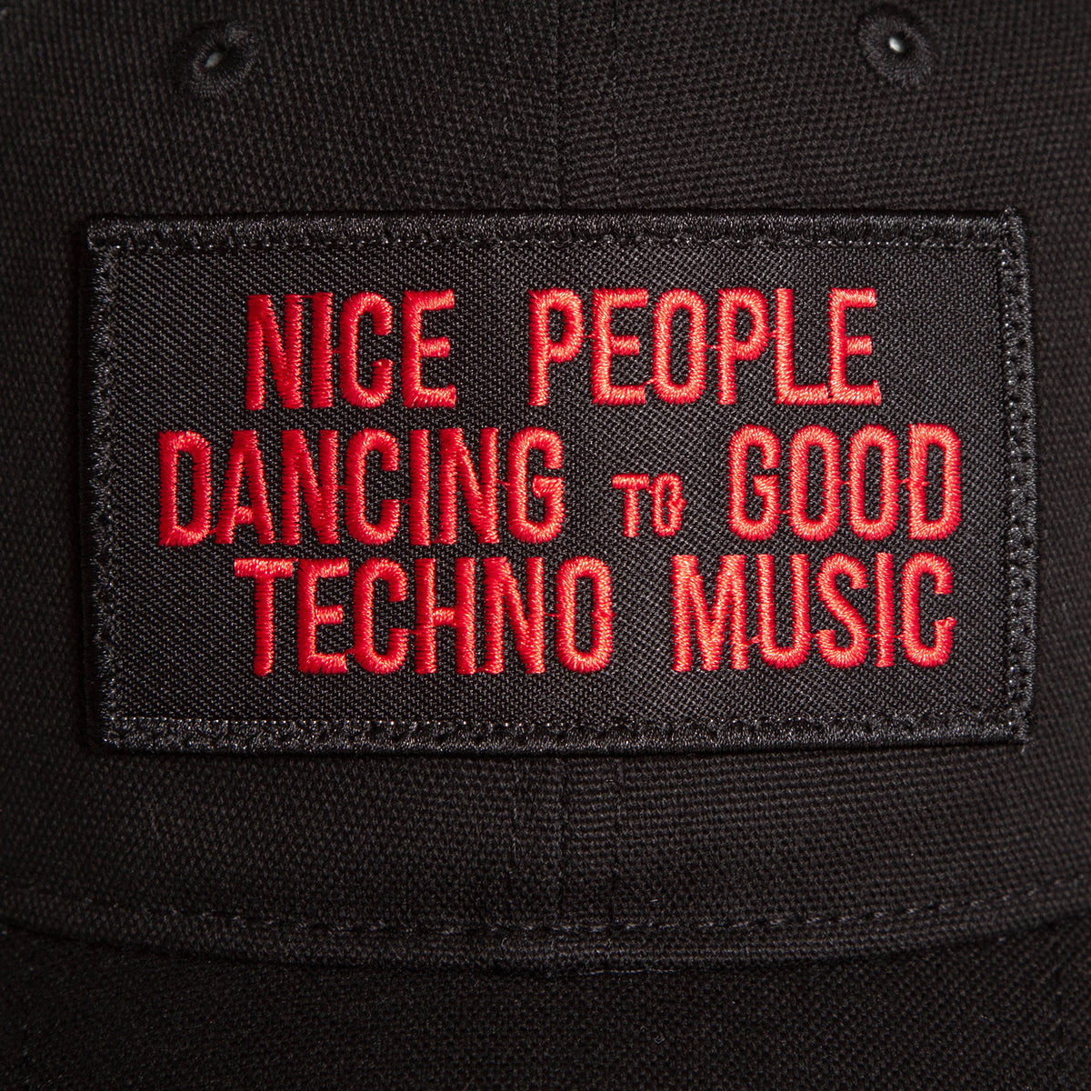 Peoples Techno - Canvas Cap - Black