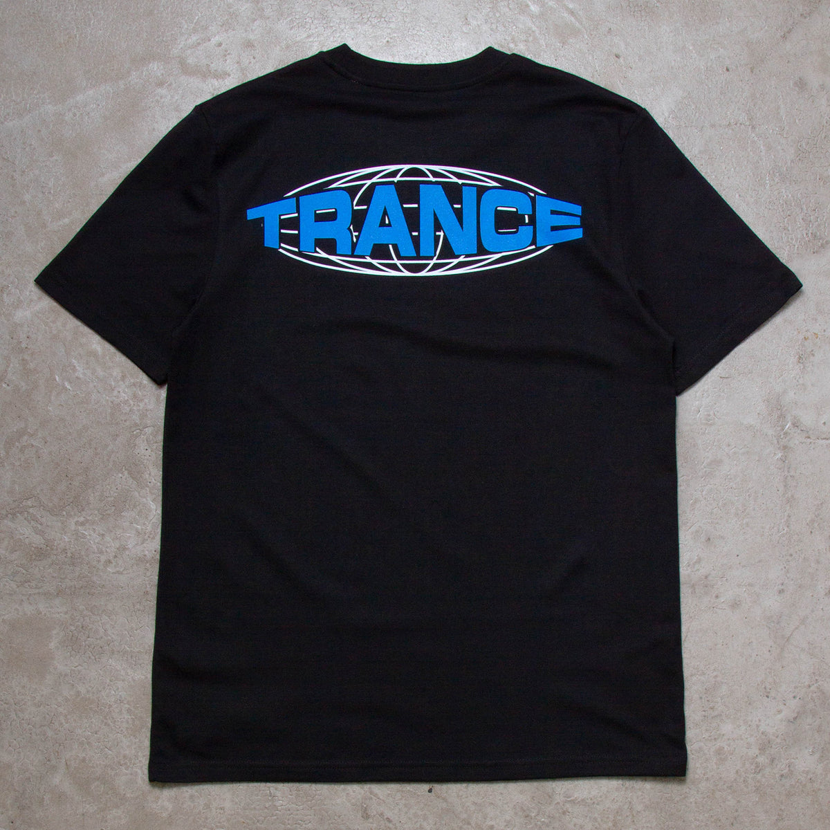 Varsity Trance Back Print - Tshirt - Black