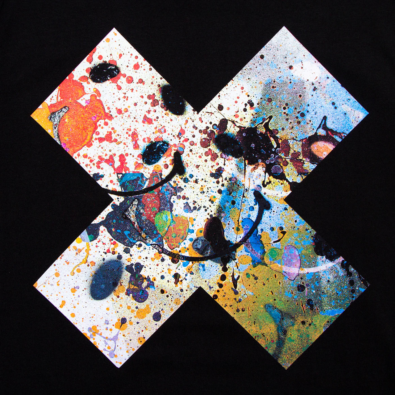 Smiley 1 X Imprint - Tank Tshirt - Black