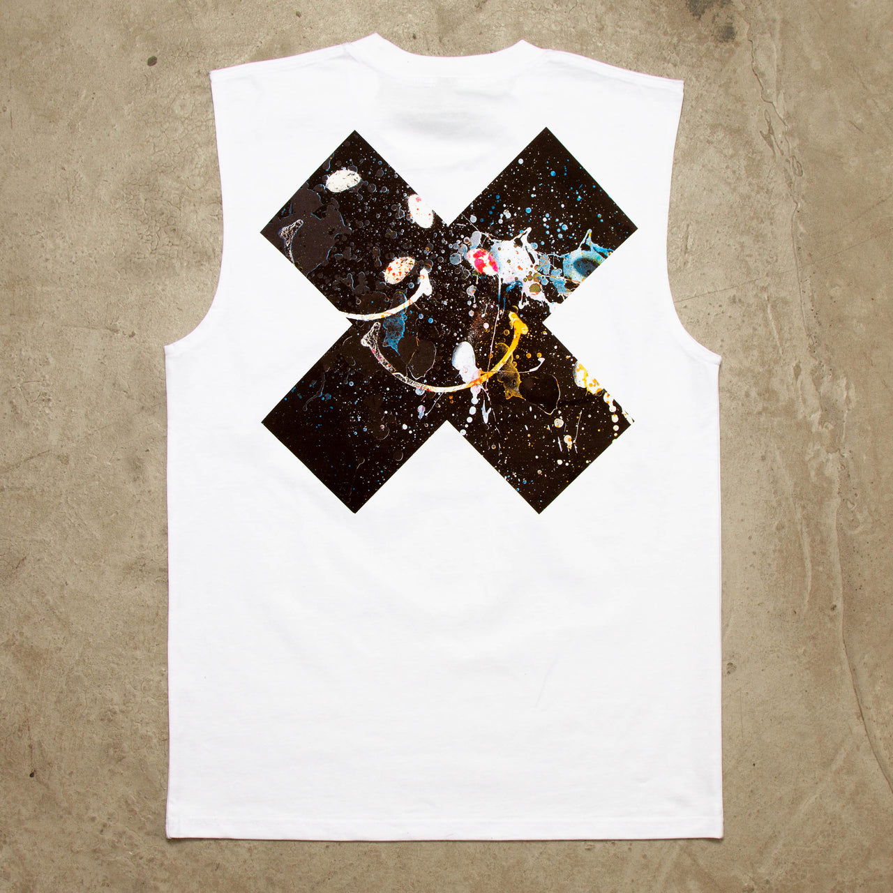 Smiley 1 X Imprint - Tank Tshirt - White