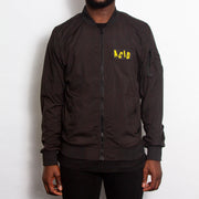 Acid Letter - Lightweight Bomber - Black - Wasted Heroes