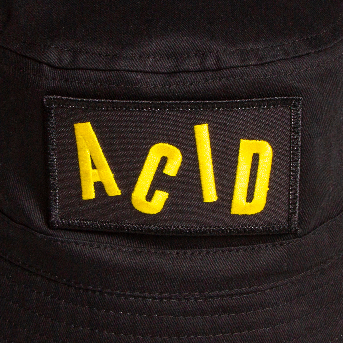 Acid Letter - Bucket Hat - Black - Wasted Heroes